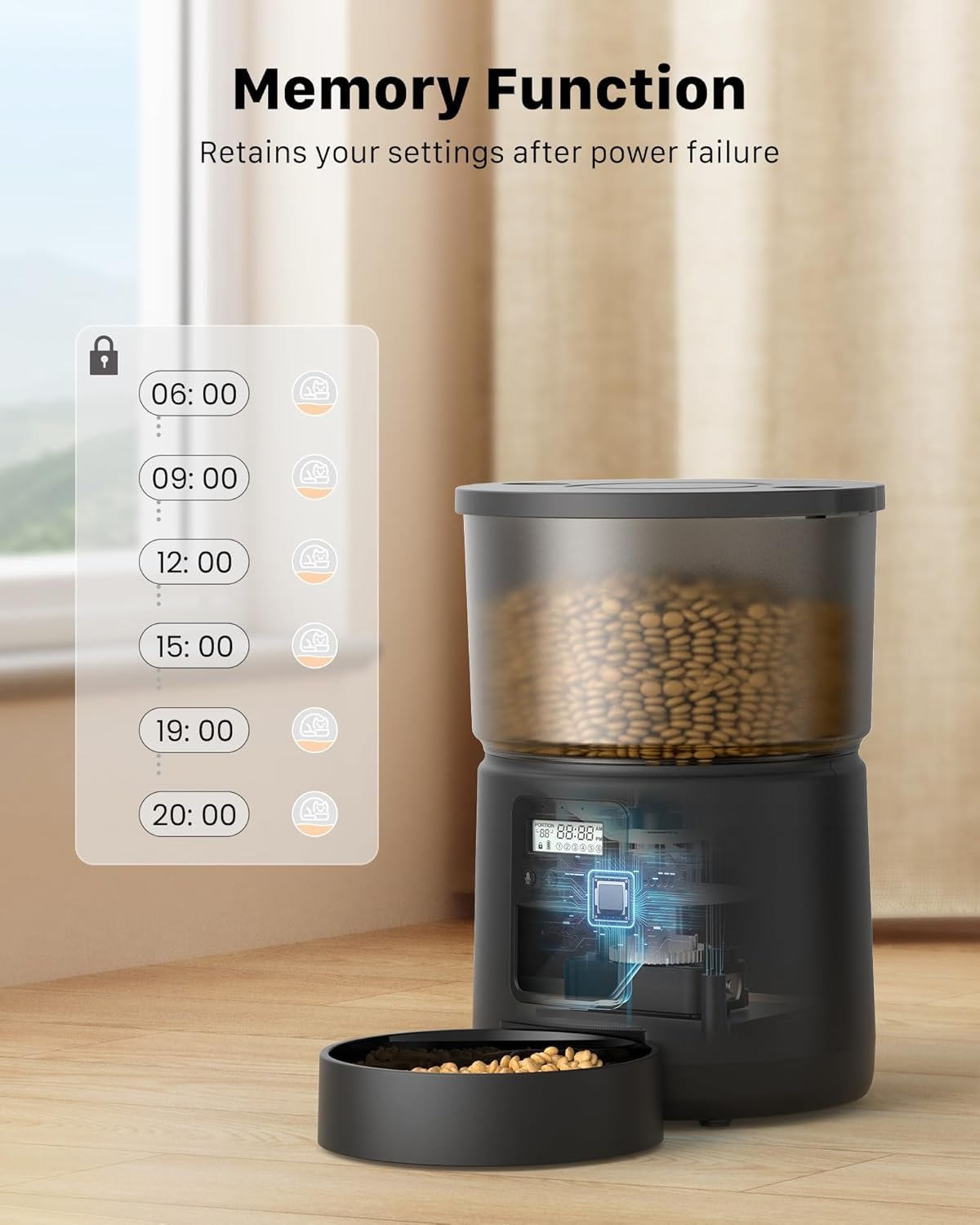 Comederos automáticos programables para gatos. Selección 2025 1 comederos automáticos programables dispensador de comida